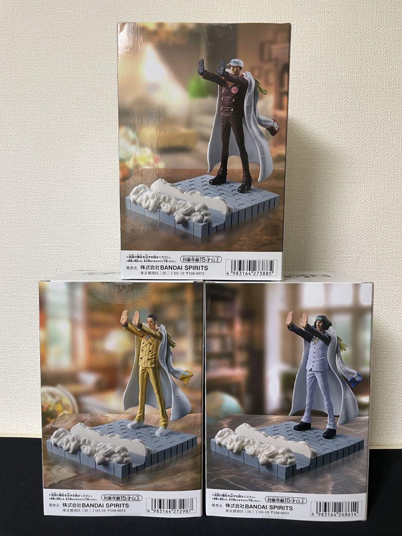 ワンピース 海軍大将 フィグライフ 3種 ONEPIECE フィグライフ! 海軍大将 3個セット - メルカリ