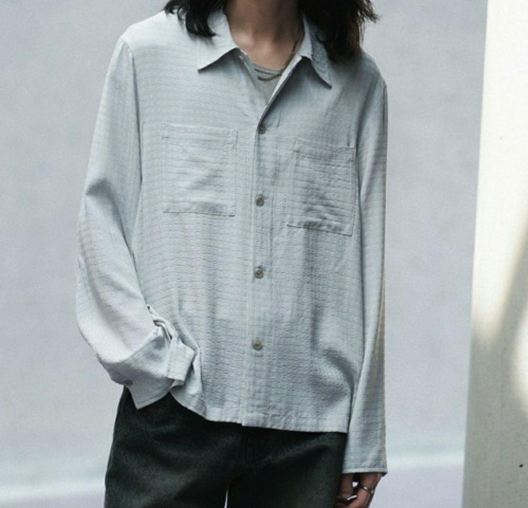 【WYM】RAYON JACQUARD CROPPED SHIRT Mサイズ