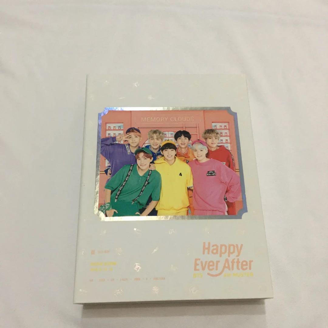 KPOP BTS Official 4th muster Happy Ever After DVD 3cd