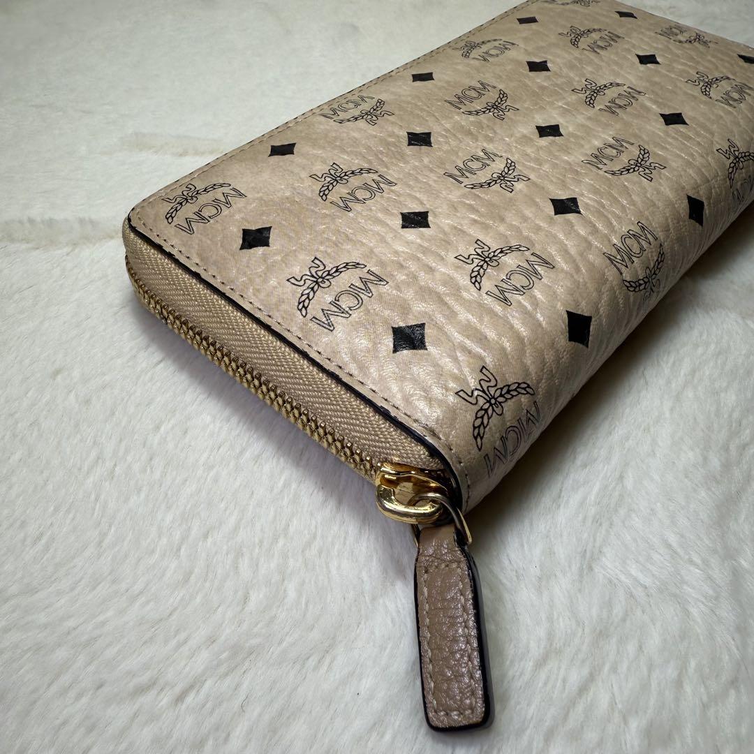 美品　MCM ジップアラウンド　ウォレット　長財布