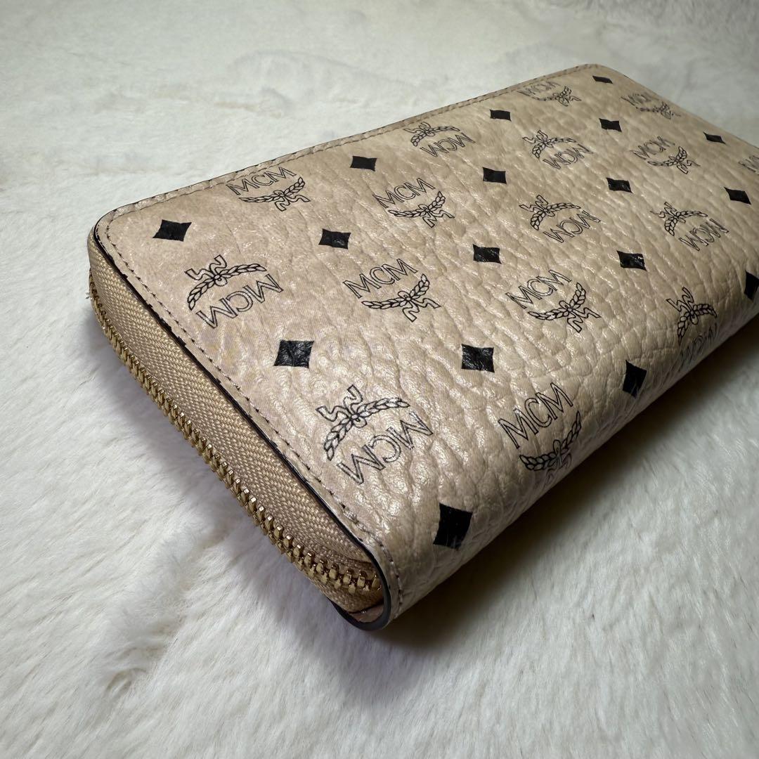 美品　MCM ジップアラウンド　ウォレット　長財布