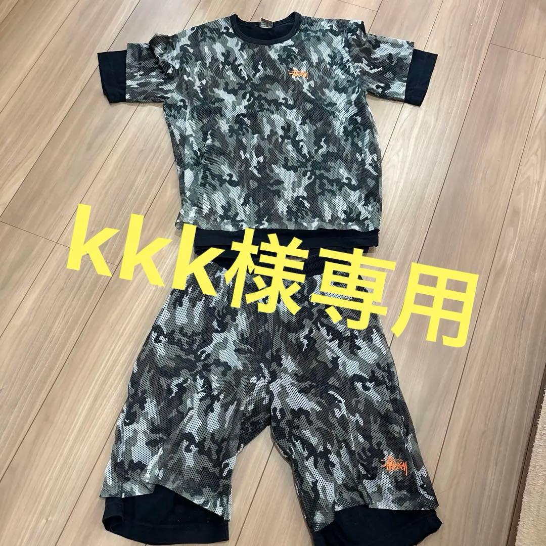 OLD stussy セットアップ　ハーフパンツとTシャツ