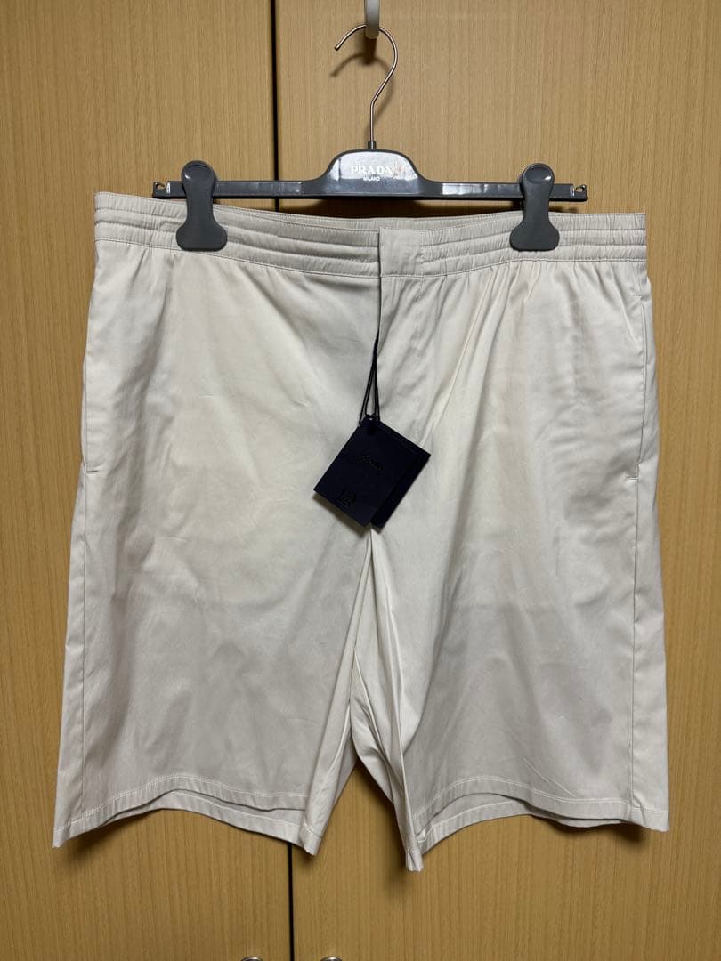 新品未使用 PRADA ポプリンストレッチバミューダショーツ M