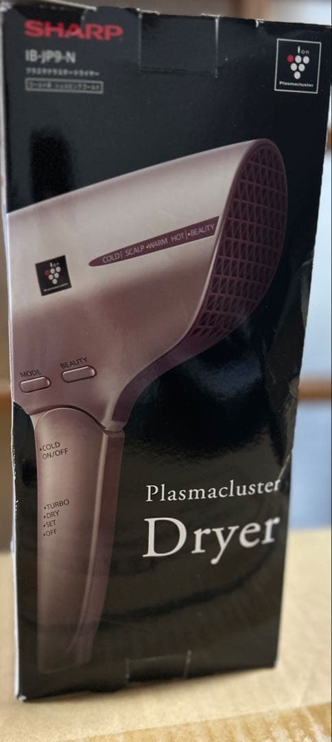 新品】SHARP Plasmacluster ドライヤー IB-JP9-N - メルカリ