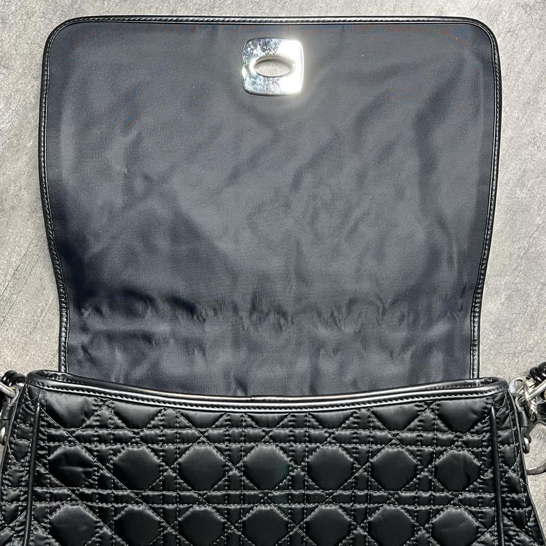 【美品】CD Dior カナージュ ビンテージ ショルダーバッグ バッグ ロゴ