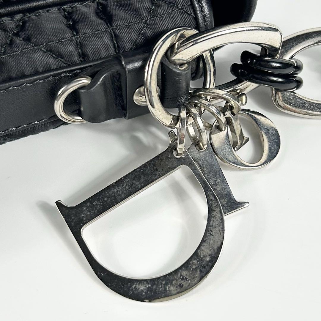 【美品】CD Dior カナージュ ビンテージ ショルダーバッグ バッグ ロゴ