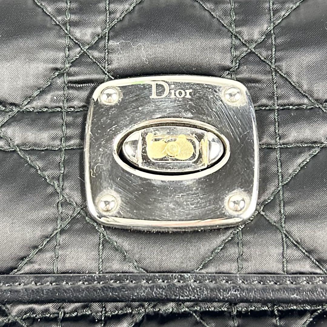 【美品】CD Dior カナージュ ビンテージ ショルダーバッグ バッグ ロゴ
