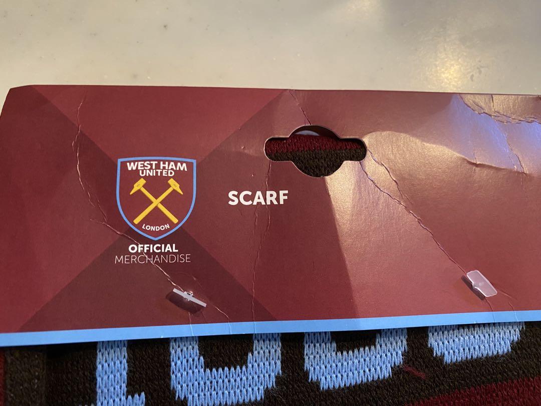 新品　ウエストハム　サッカーマフラー　田中シェン YGM