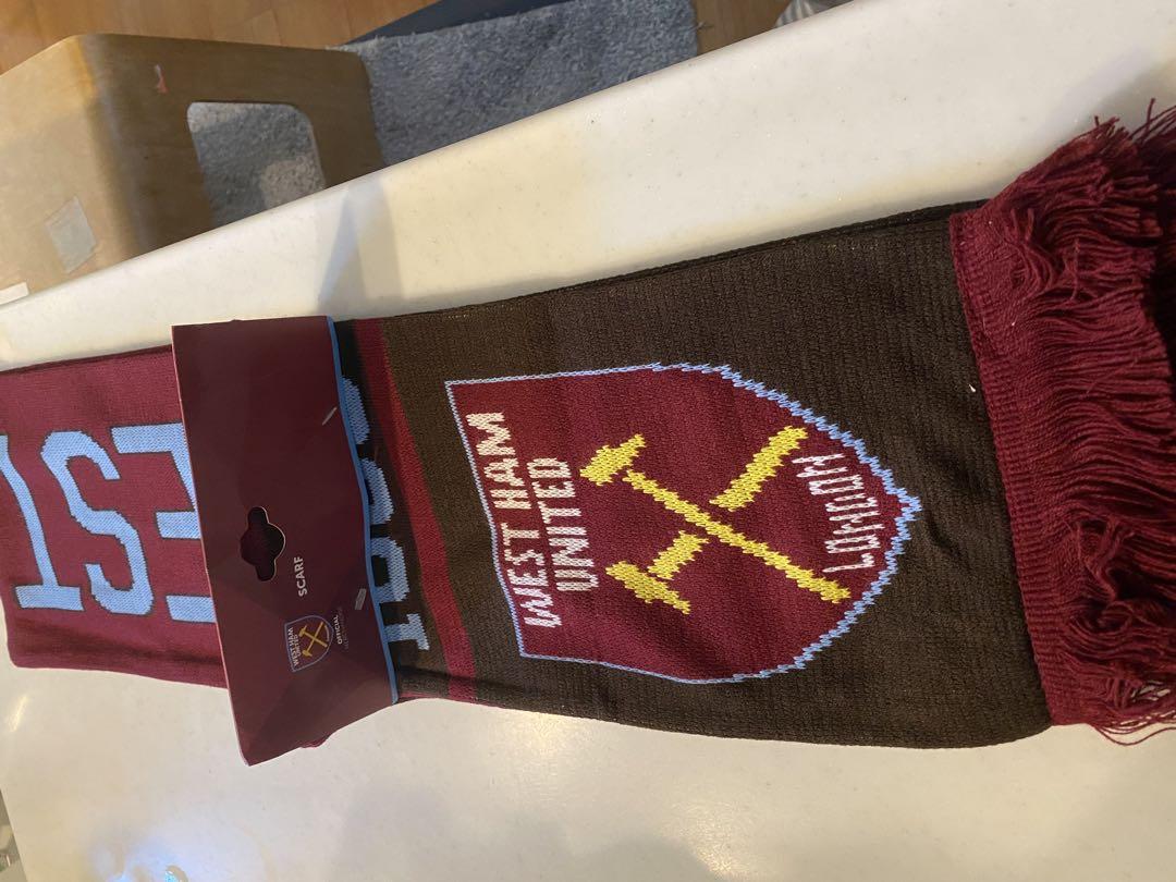 新品　ウエストハム　サッカーマフラー　田中シェン YGM