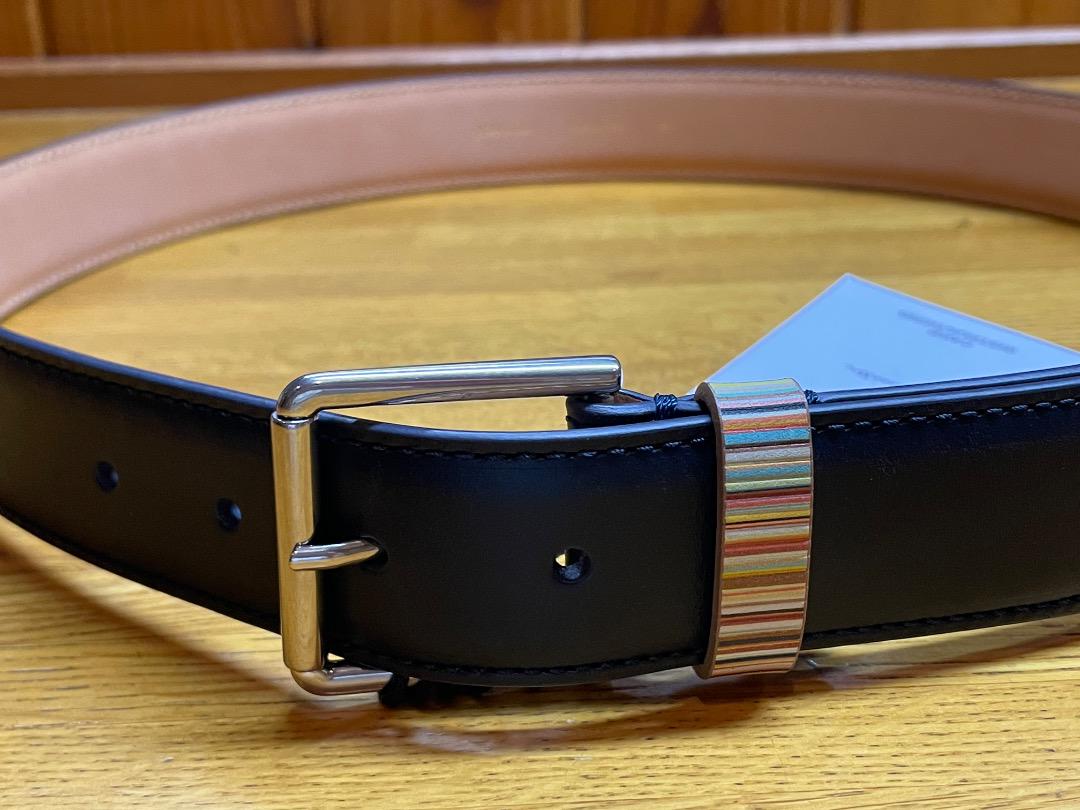 【未使用タグ付】ポールスミス Paul Smith ベルト ブラック