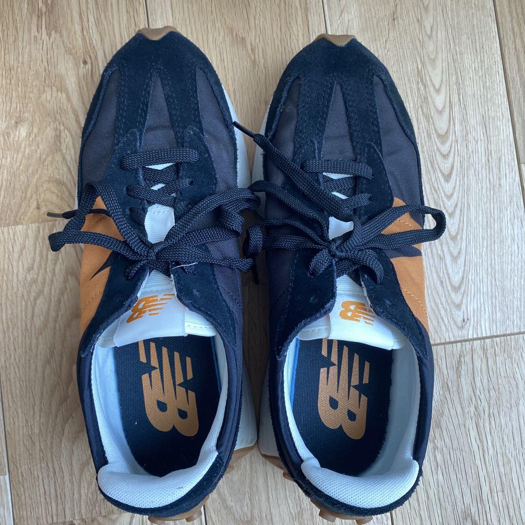 new balance ブラック/オレンジ スニーカー New Balance スニーカー ブラック/オレンジ - メルカリ