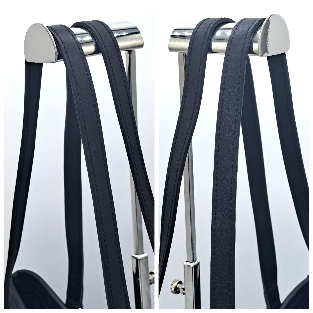 美品 LONGCHANP ロンシャン オールレザー 本革 トートバッグ 黒