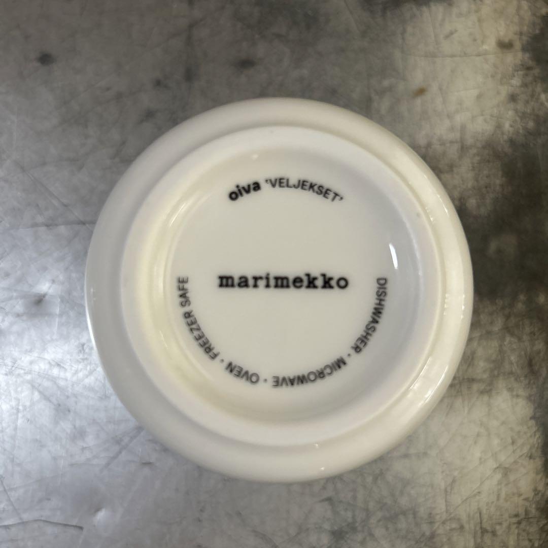 在庫限り マリメッコ Marimekko ラテマグ ペア 取っ手なし 200mL