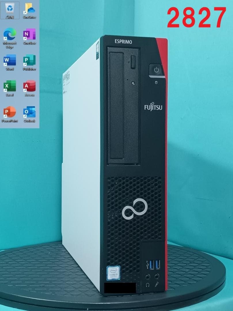 初期保証 i5-8500 16GB SSD256GB HDD オフィスWin11富士通