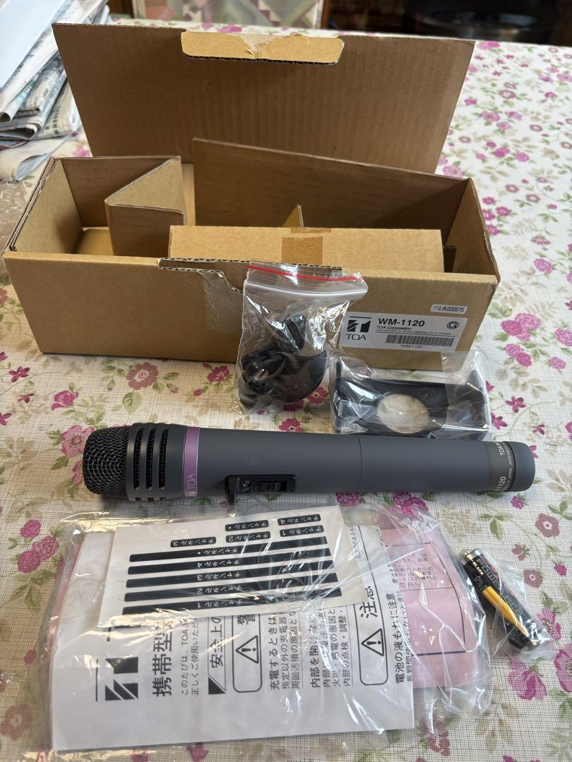 割引購入 ①未使用 TOA WM-1120 ワイヤレスガイド ハンドマイク型送信機 その他