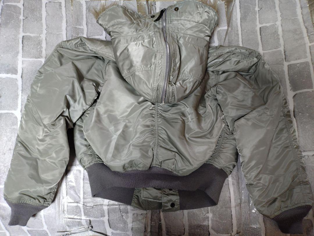 【ビンテージ美品】【希少シルバーグレー】【アルファ】【N-2B】【Lサイズ】
