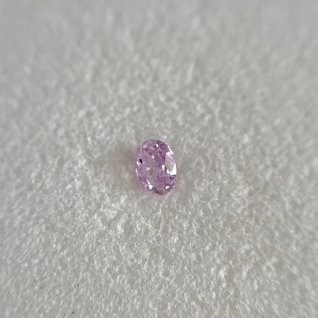 0.047ct SI-2 天然パープルダイヤモンドルース 中央宝石研究所
