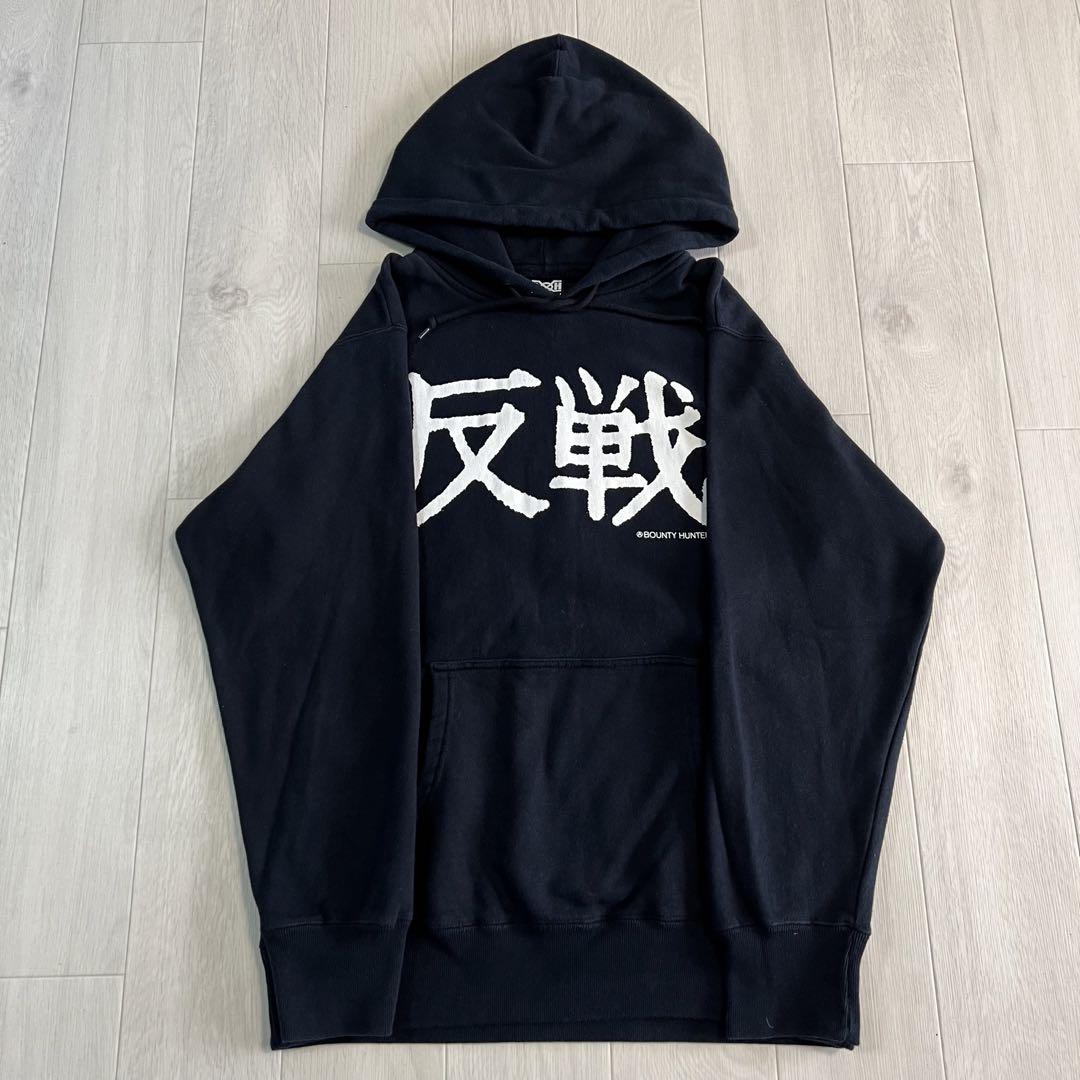 HIDE AND SEEK - HS×BH ZIP HOODED SWEAT SHIRT (BLACK