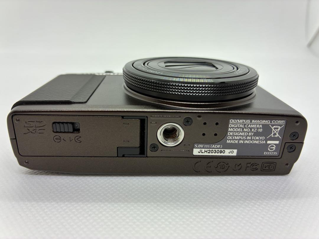 【美品】OLYMPUS STYLUS XZ-10 デジタルカメラ　ブラウン