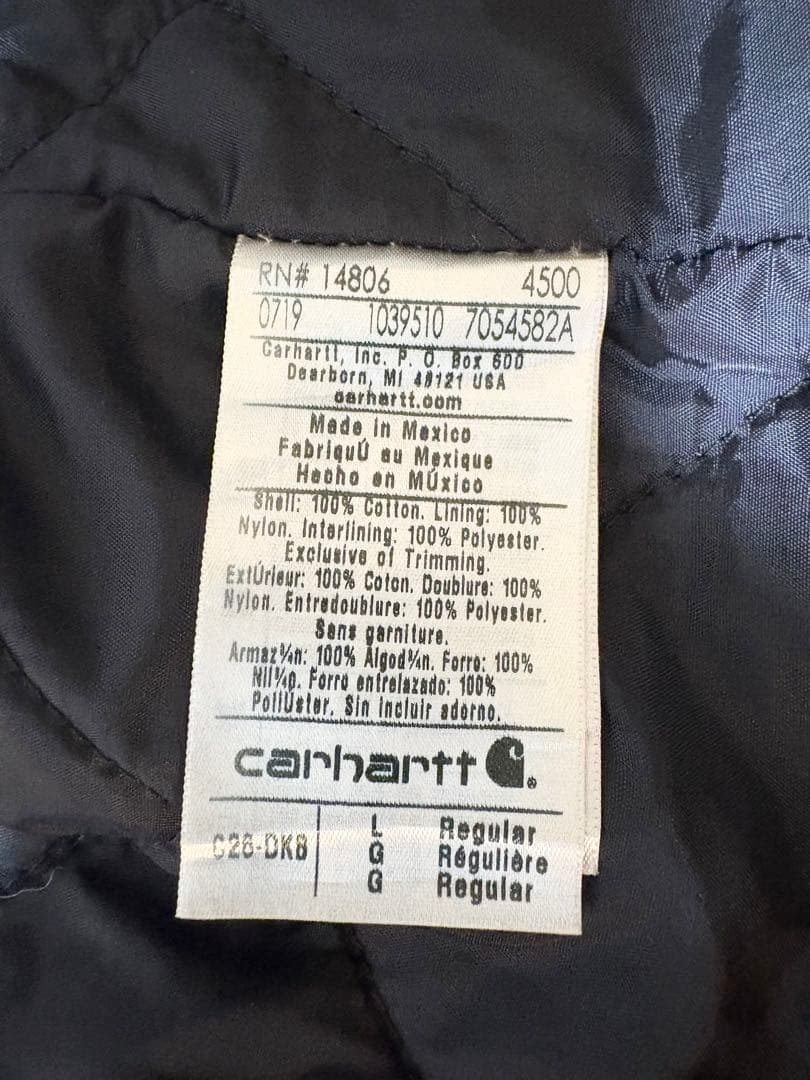 Carhartt トラディショナルコート ブラウン Lサイズ