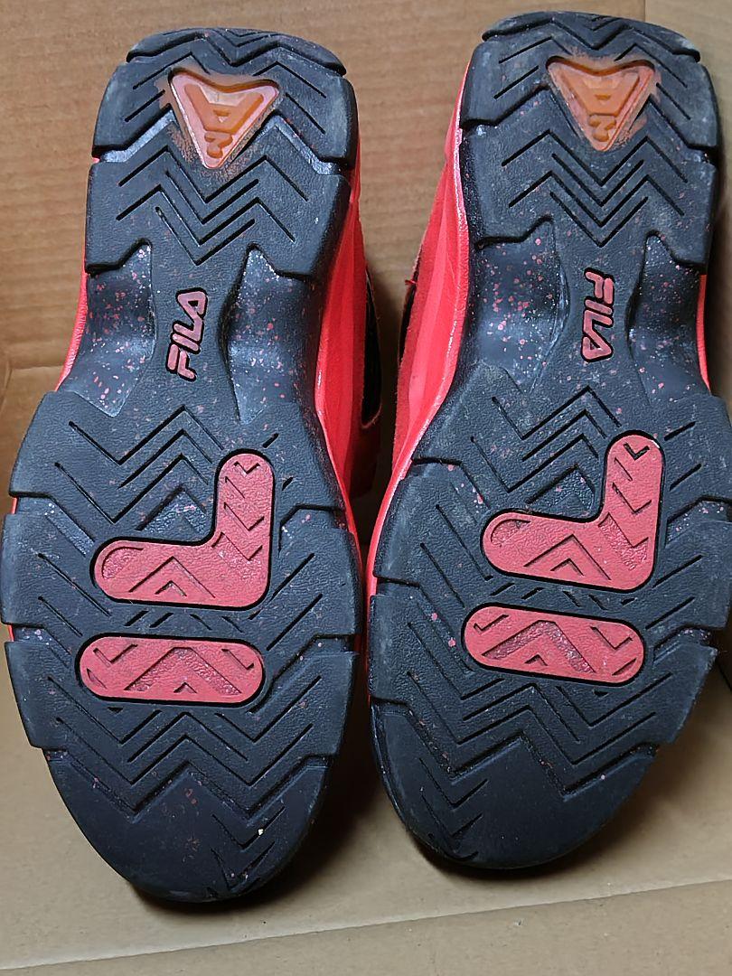 スエード スニーカー レッド FILA フィラ グラント・ヒル レッド 28cm