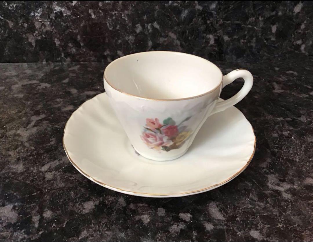 レトロMK デミタスコーヒーカップセット1客