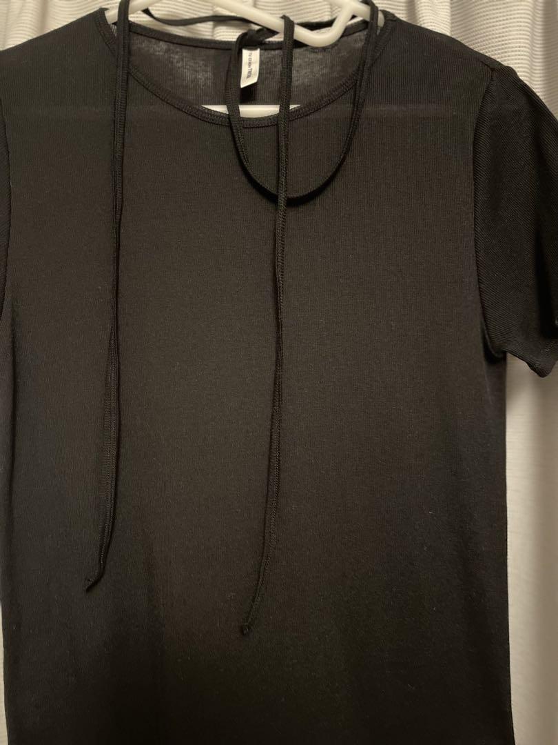 トップス TU ES MON TRESOR /ChokerT-shirt yoBIOTOP