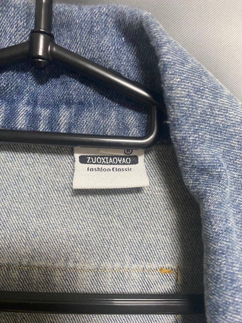 ZUOXIAOQAO 刺繍デザイン デニムジャケット_2