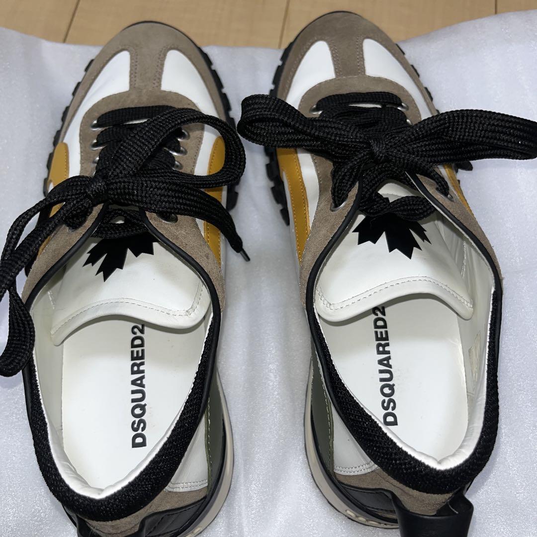 【美品】DSQUARED2　レザースニーカー