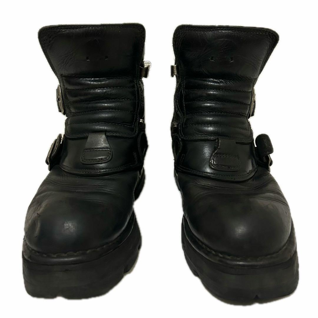 90s NEW ROCK Steel Heel Boots ブーツ y2k