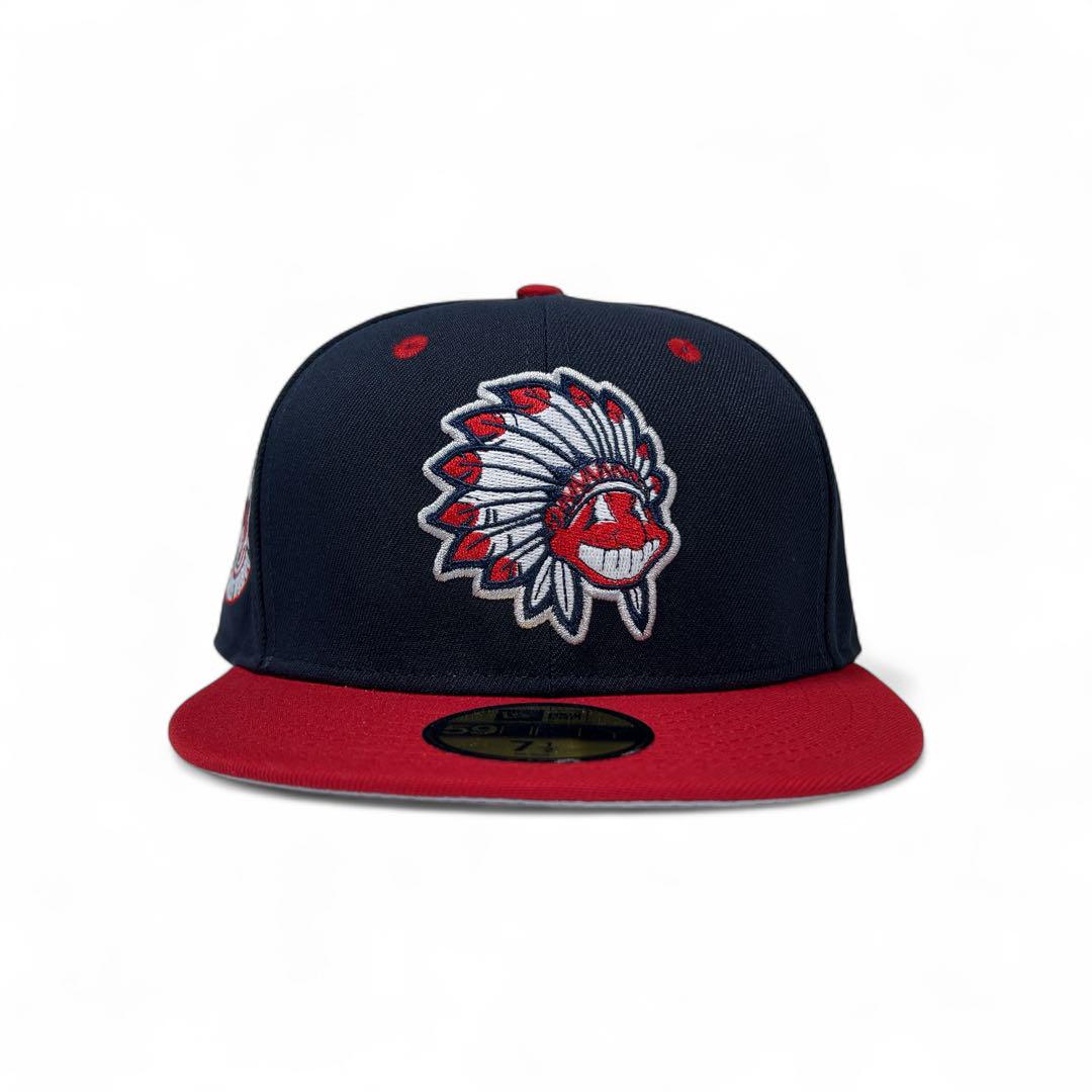 NEW ERA 59FIFTY インディアンス ワフー酋長 迷彩 カモ柄 734