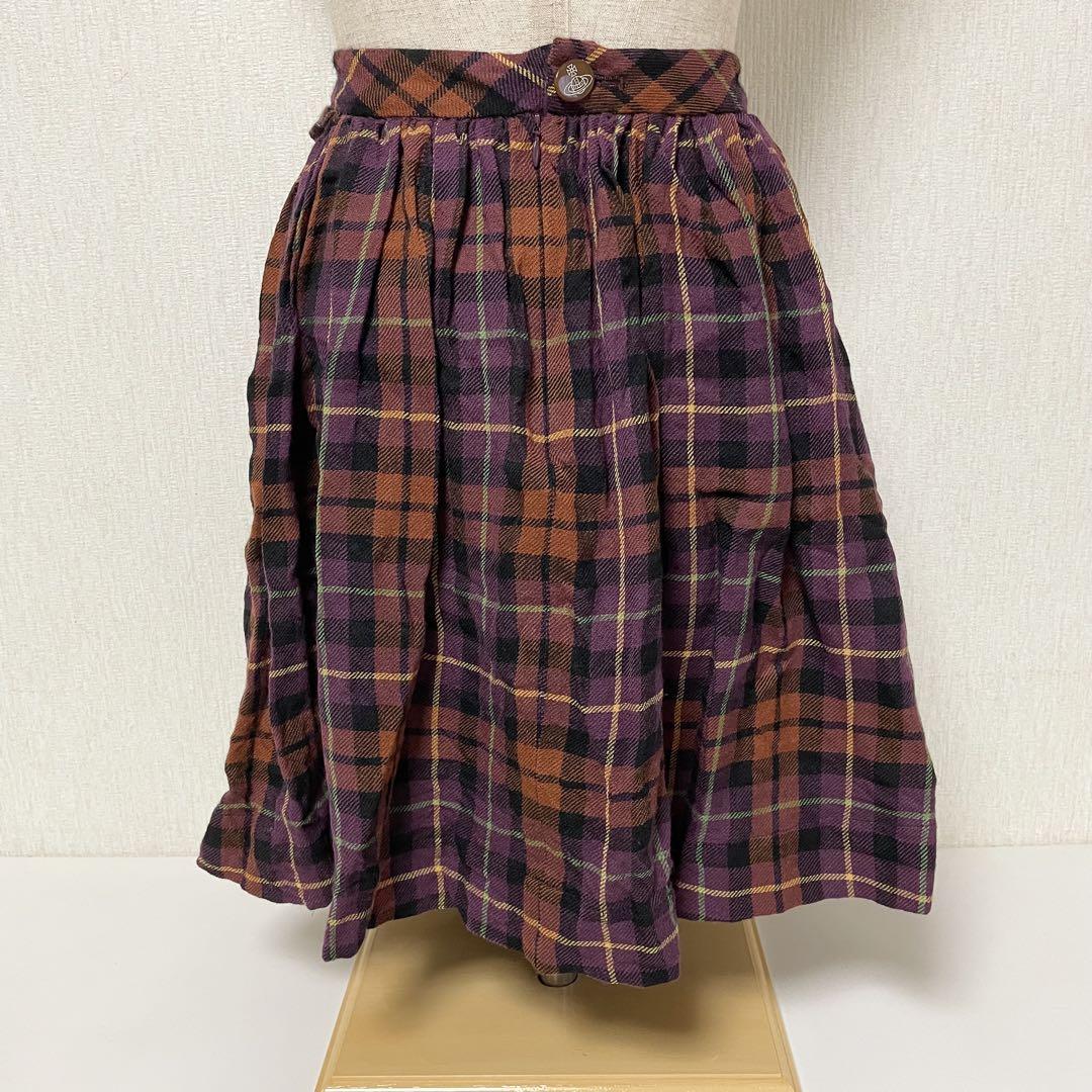 【国内送関税込】VIVIENNE WESTWOOD ☆ ウールスカート Vivienne Westwood チェック ウール 変形 スカート 2 M - メルカリ