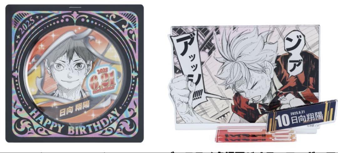 ハイキュー！！』バースデイ缶バッジ 日向翔陽 BE2