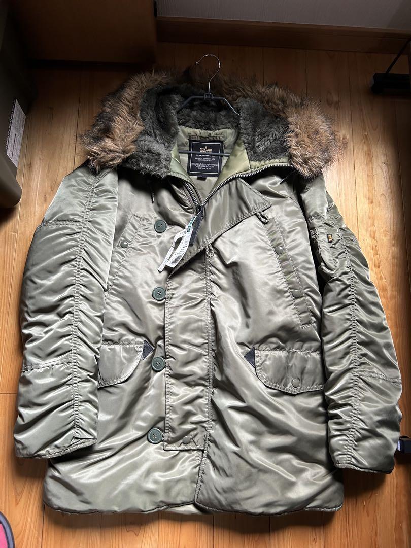 メル様専用 オリーブグリーン ファー付きジャケット ラビット