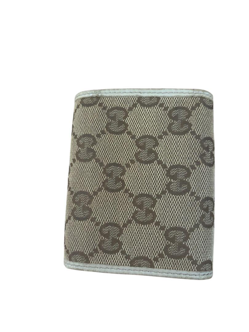 Gucci キーケース6連キーリング付きシェリーライン GGキャンバス