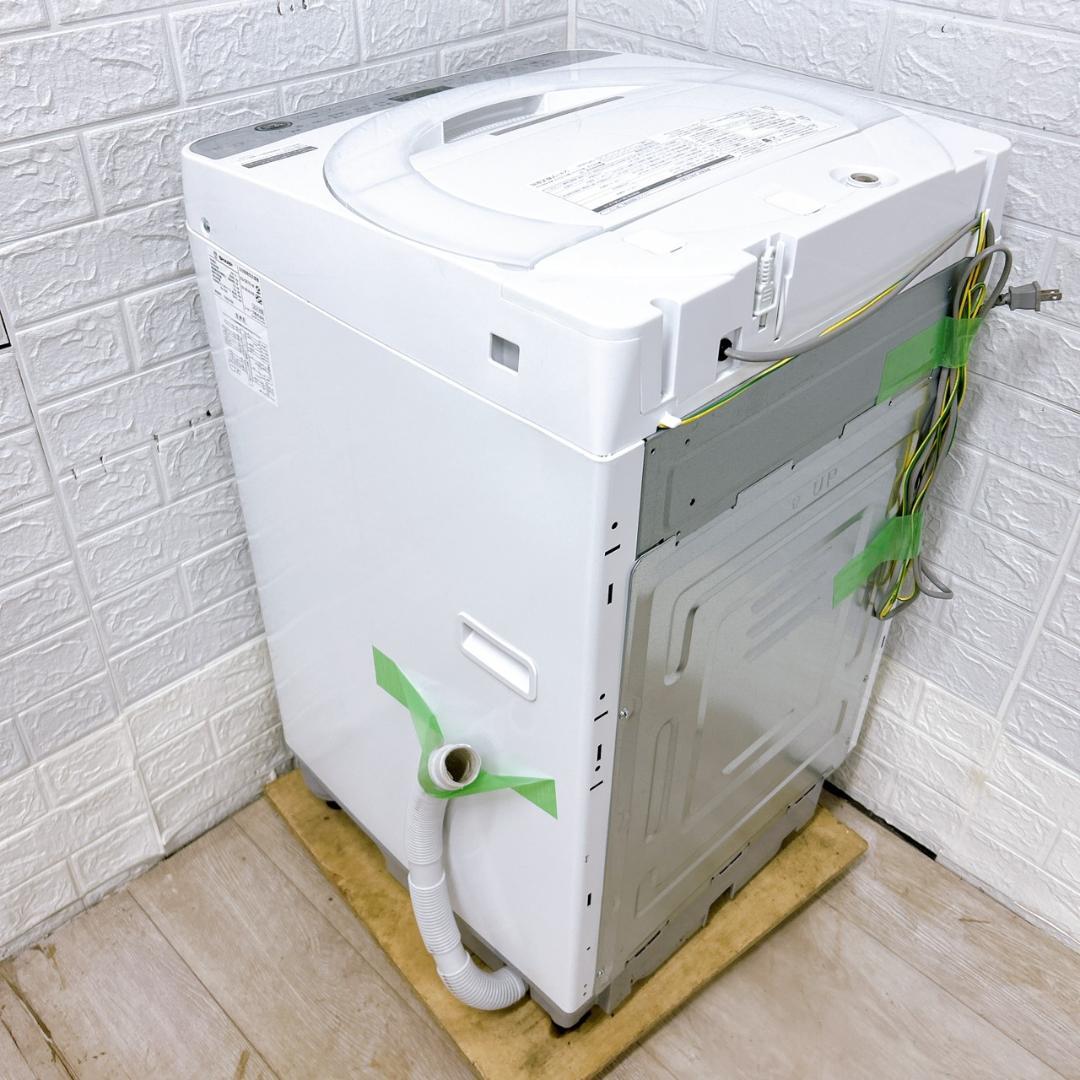 【激安通販 オンラインショップ】日用品 洗濯機 法MK030224】シャープ 7.0㎏ 2021年製 小型 一人暮らし 洗濯機