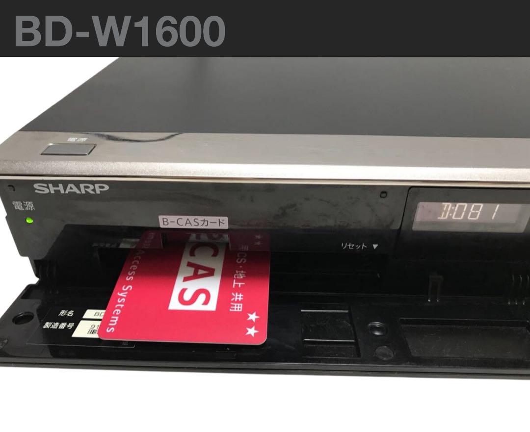 SHARP BD-W1600 1TB ブルーレイレコーダー - メルカリ