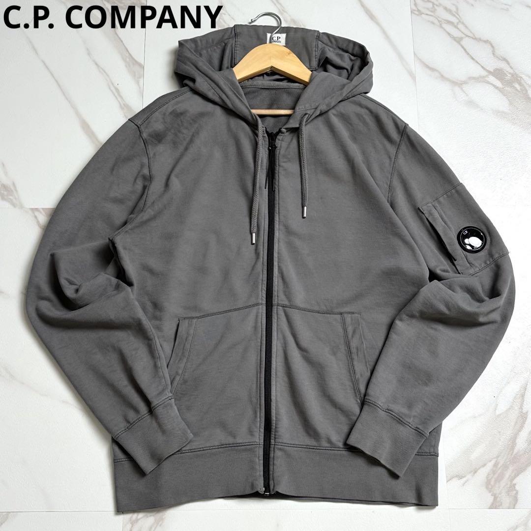 C.P.CAMPANY ジップアップパーカー フーディー スウェット メンズ M