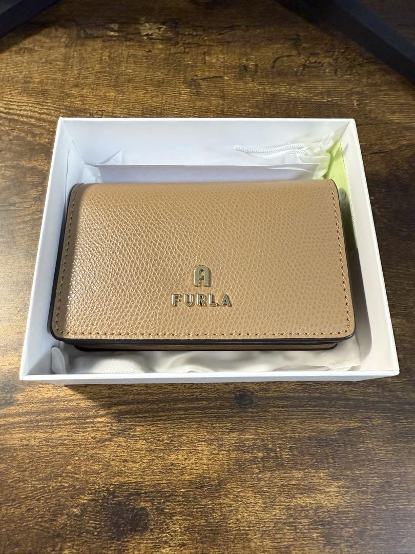 FURLA ベージュ 名刺入れ