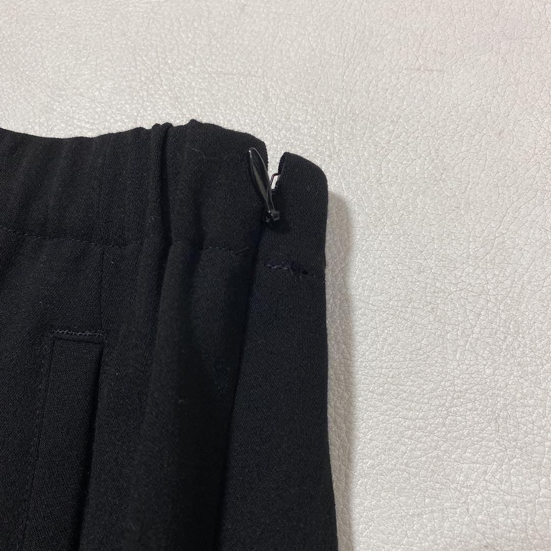 美品 JURGEN LEHL ストレッチ ハイウエスト ワイドパンツ さらっと