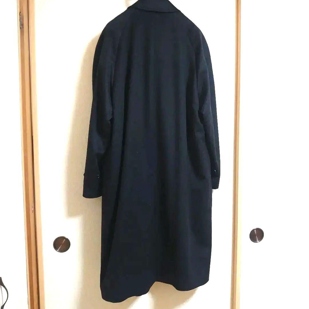 ピエールバルマン　カシミヤ100% ロングコート　カシミア　比翼コート　Lサイズ