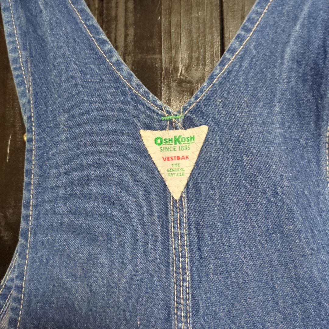 70's-80's USA製 Oshkosh デニム ワーク オーバーオール