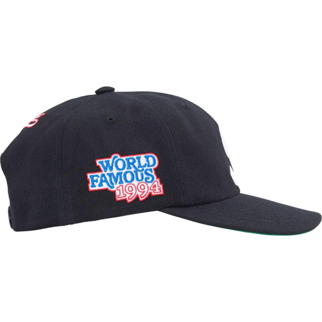 Supreme World Famous S Logo 6-Panel 紺