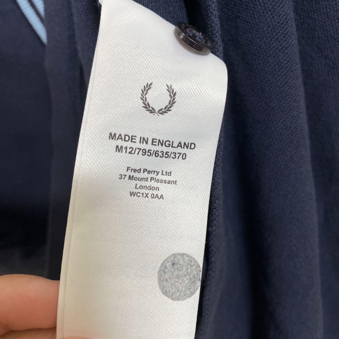 FRED PERRY ポロシャツ ネイビー サイズ40