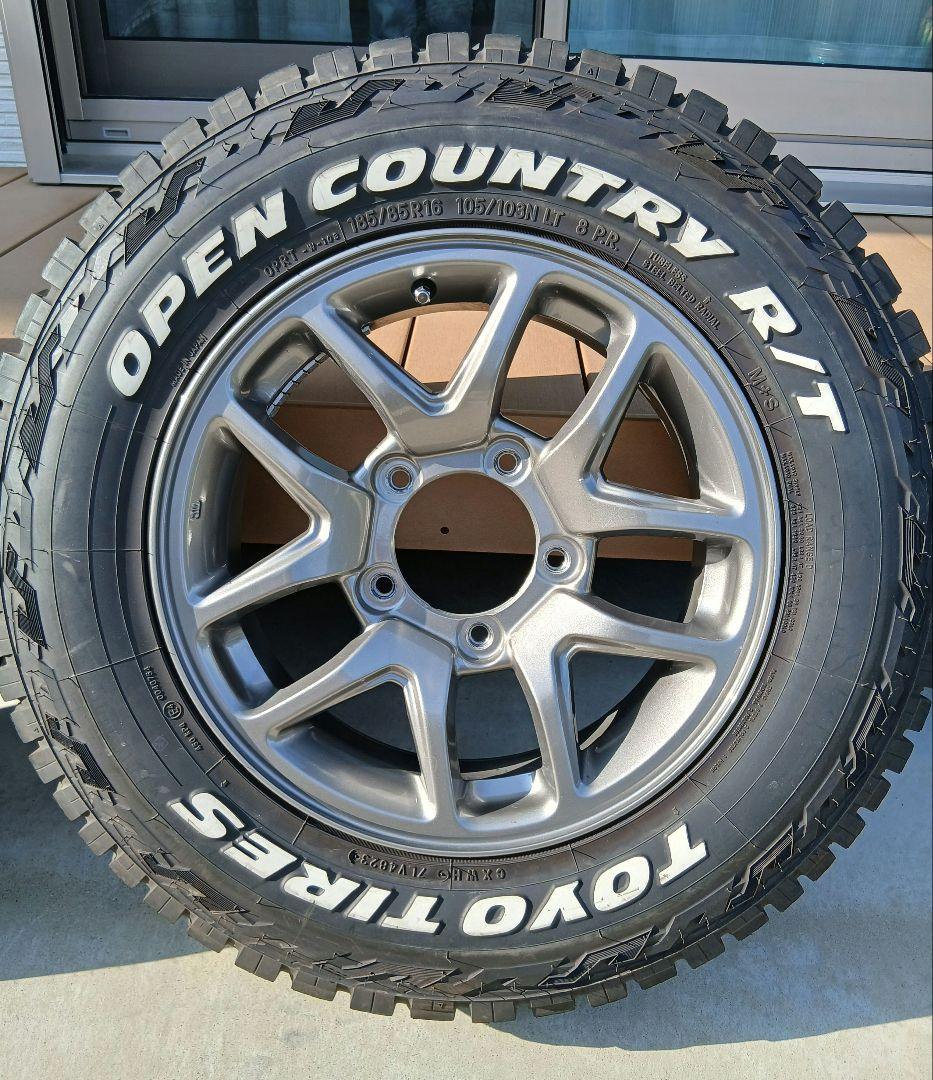 ジムニーJB64純正ホイール×オープンカントリー　185/85R16　1本