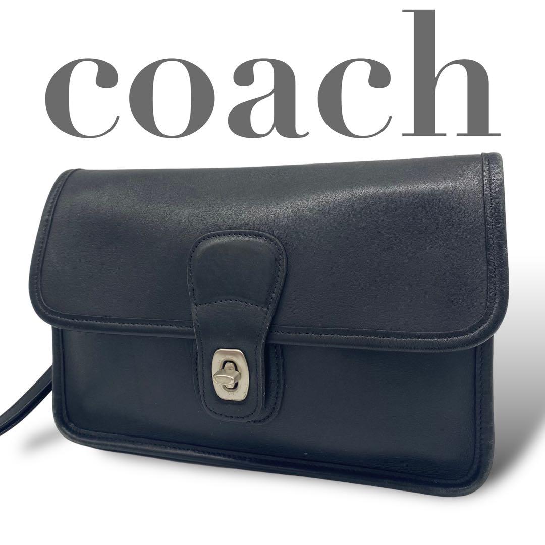 USA製 オールドコーチ OLD COACH レザークラッチバッグ