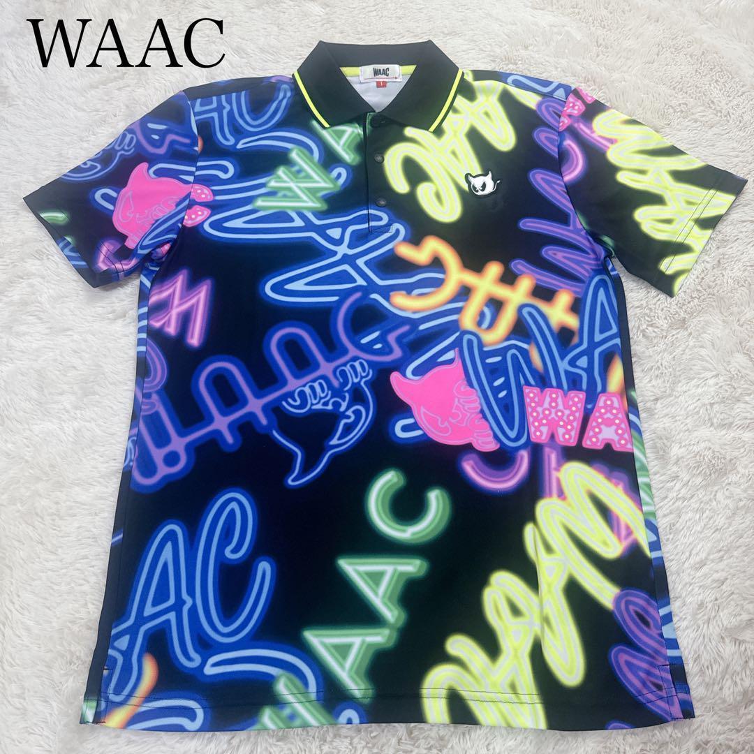 WAAC ネオンプリントゴルフウェア　サイズ1