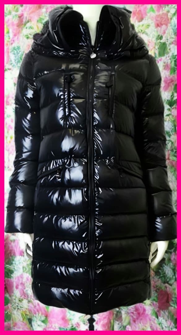 22万ボリューム満点パツパツMONCLER ダウン ロング コート モンクレール 22万ボリューム満点パツパツMONCLER ダウン ロング コート モンクレール