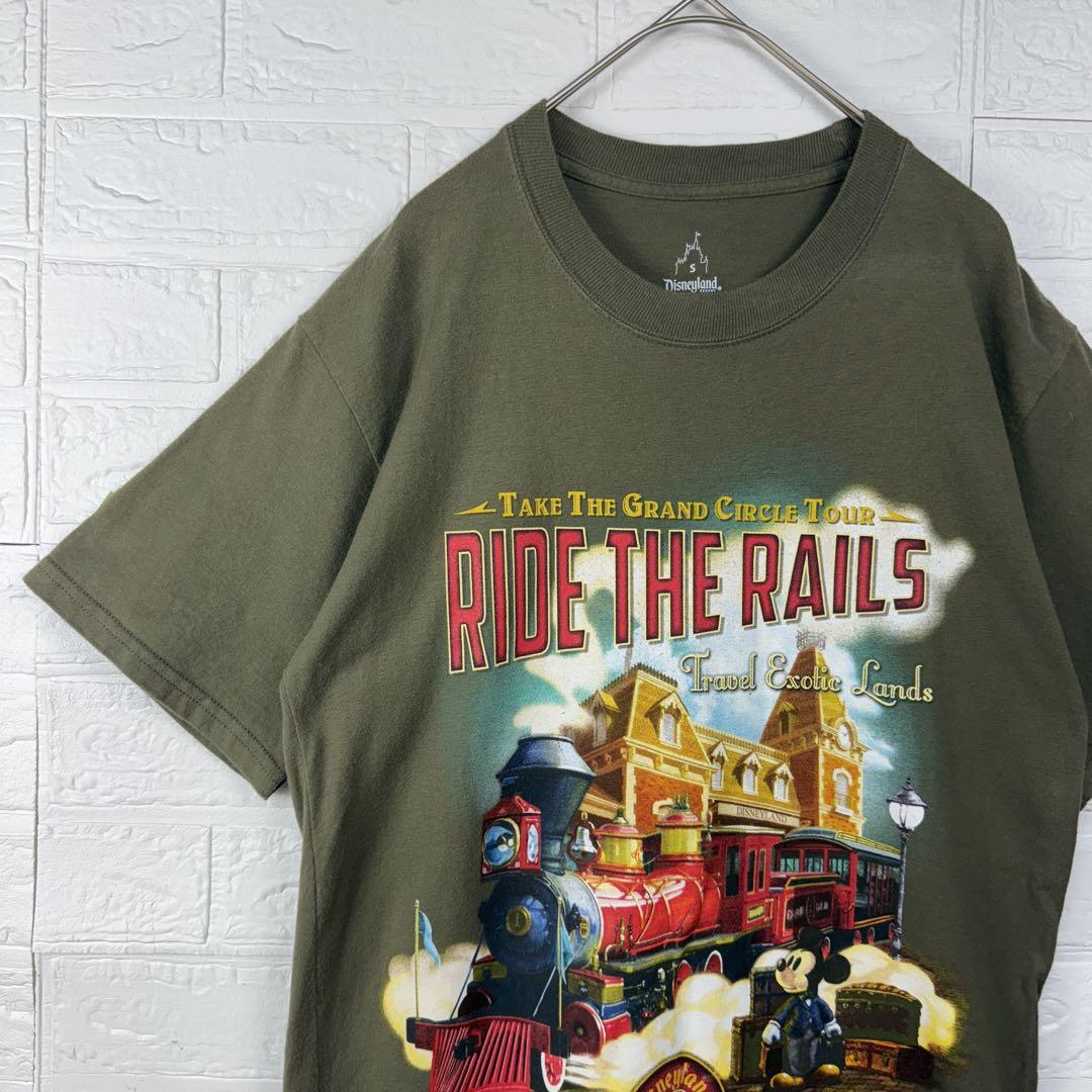 【ビンテージ】Disney land RIDE THE RAILS Tシャツ