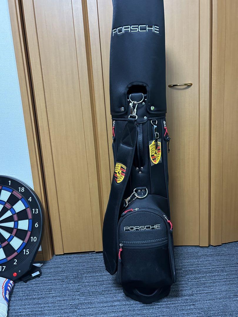 ポルシェ ゴルフバッグ 黒　新品
